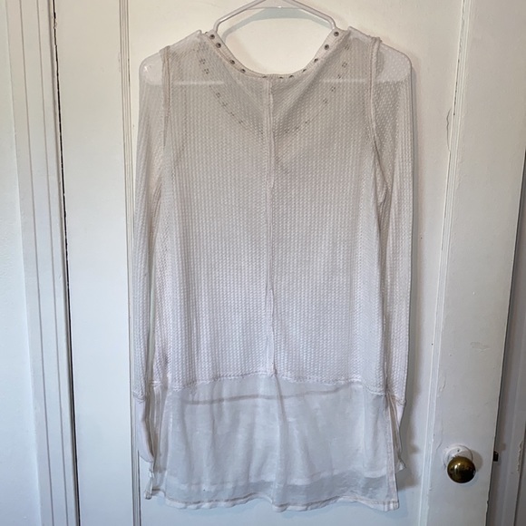 We the Free Free People Star studded long sleeve waffle knit top - Picture 6 of 10